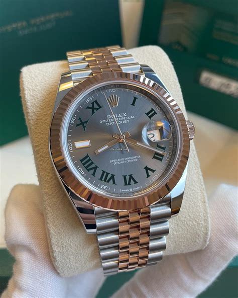 rolex wimbledon steel and gold|rolex wimbledon 41 for sale.